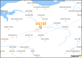 map of Wigton