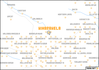 map of Wiharawela