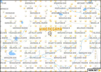 map of Wihenegama