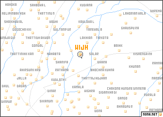 map of Wijh