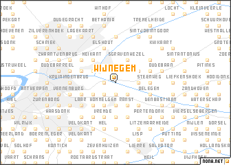 map of Wijnegem