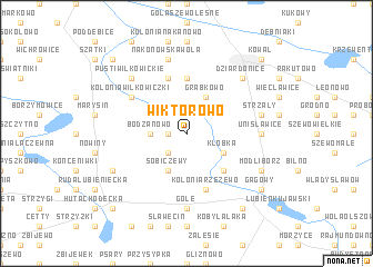 map of Wiktorowo