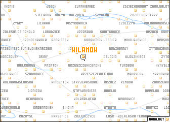 map of Wilamów