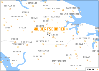 map of Wilberts Corner