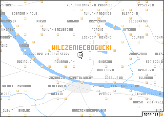 map of Wilczeniec Bogucki