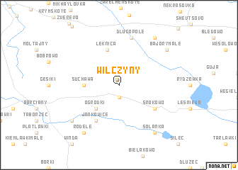 map of Wilczyny