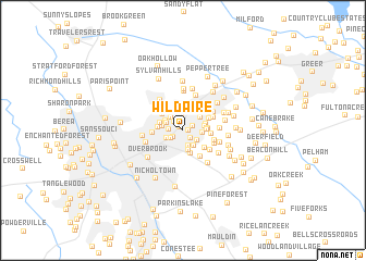 map of Wildaire
