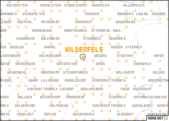 map of Wildenfels