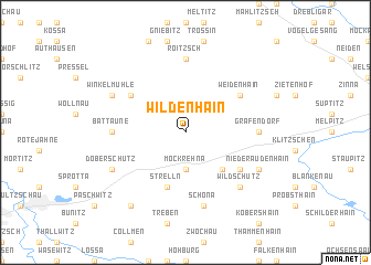 map of Wildenhain