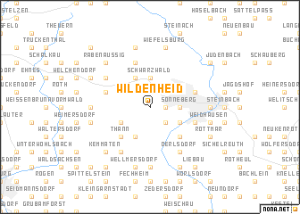 map of Wildenheid
