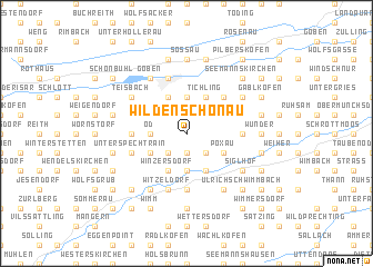 map of Wildenschönau