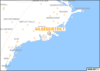 map of Wildes District