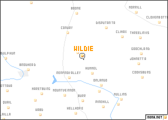 map of Wildie