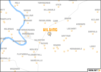 map of Wilding