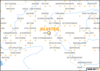 map of Wildsteig