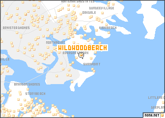 map of Wildwood Beach