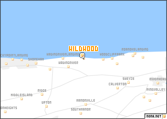 map of Wildwood