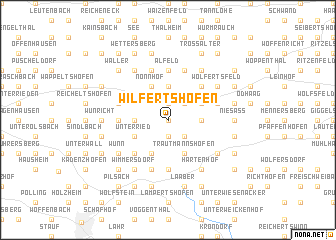 map of Wilfertshofen