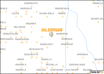 map of Wilgomuwa