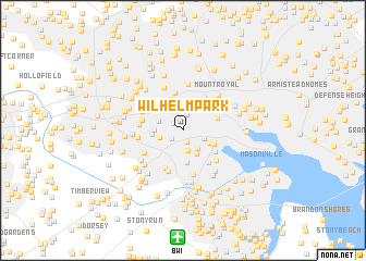 map of Wilhelm Park