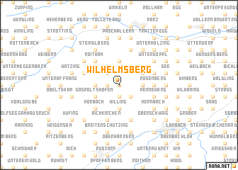 map of Wilhelmsberg
