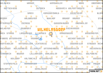 map of Wilhelmsdorf