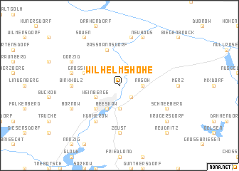 map of Wilhelmshöhe