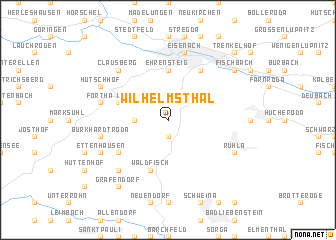 map of Wilhelmsthal