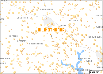 map of Wilimot Manor