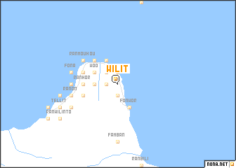 map of Wilit