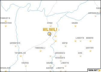 map of Wili Wili