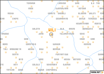 map of Wilī
