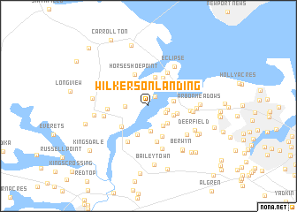 map of Wilkerson Landing