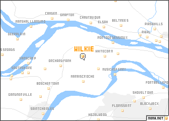 map of Wilkie