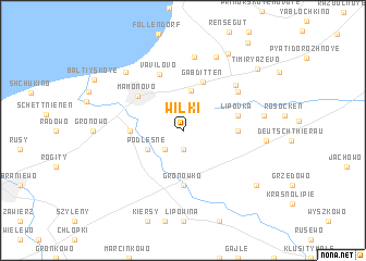 map of Wilki