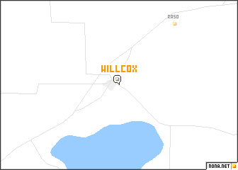 map of Willcox