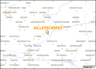 map of Willenscharen