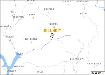 map of Willhoit
