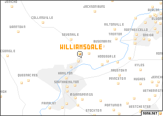 map of Williamsdale