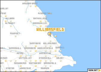 map of Williamsfield