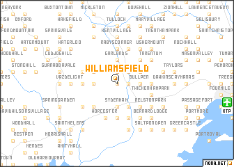 map of Williamsfield