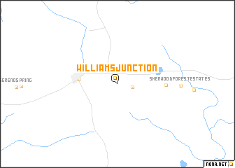map of Williams Junction