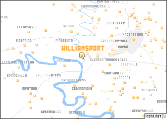 map of Williamsport