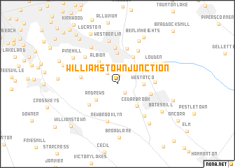 map of Williamstown Junction