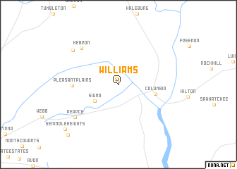 map of Williams