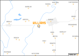map of Williams