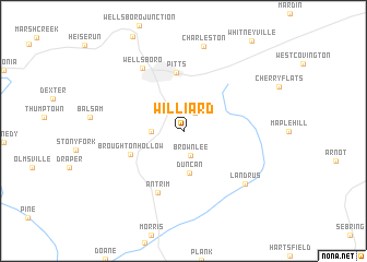 map of Williard