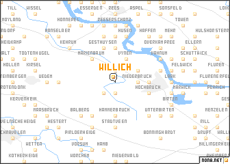 map of Willich