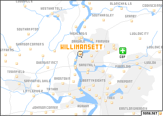 map of Willimansett