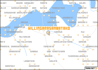 map of Willingara Samba Tako